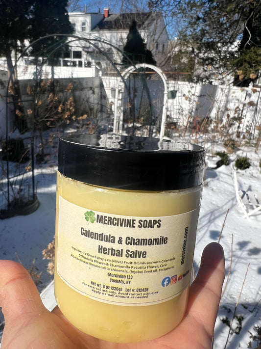 Best Value -8oz CALENDULA + CHAMOMILE SALVE