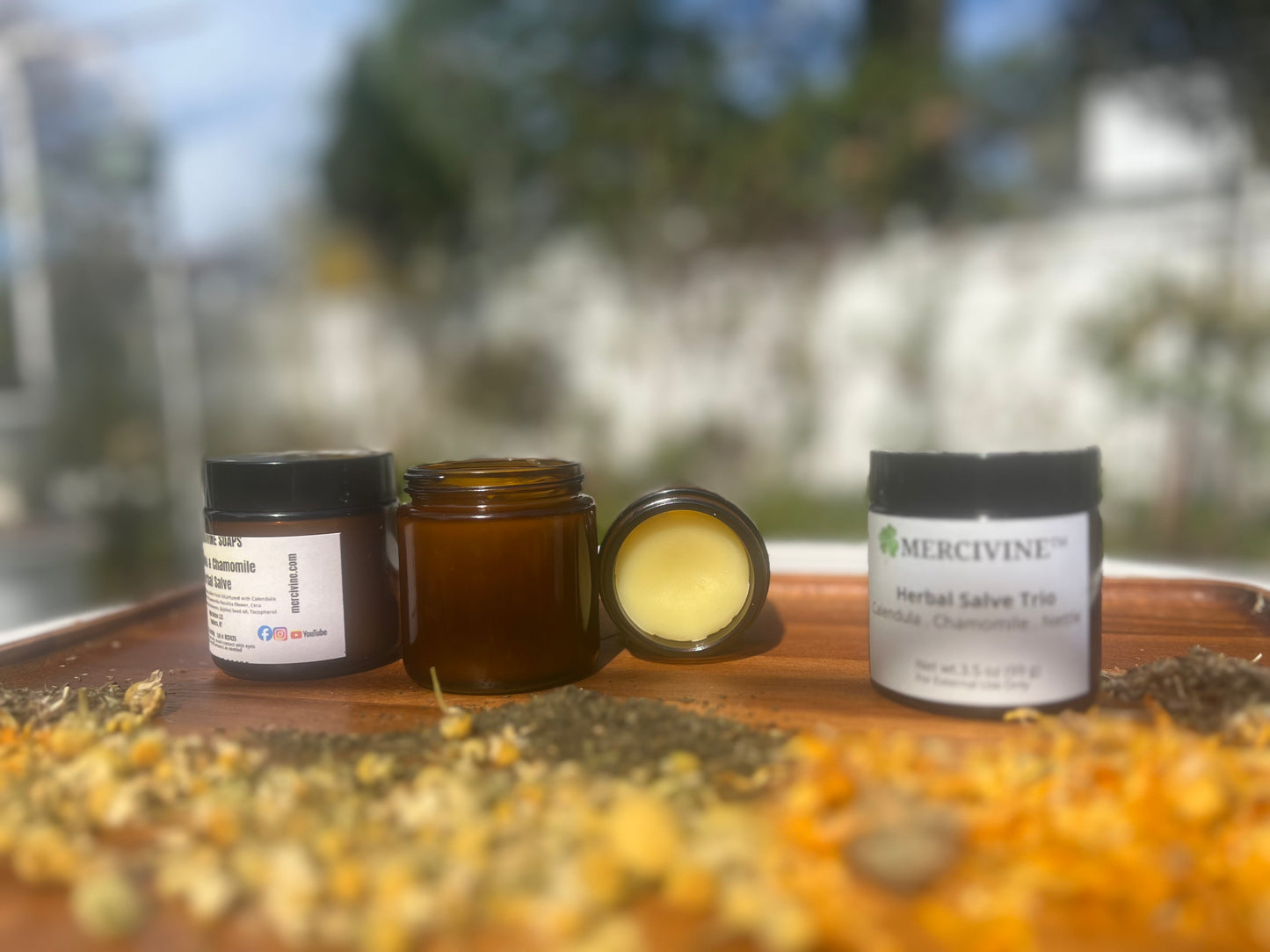 Mercivine Herbal Salve Collection - 2.0 oz & 3.5 oz