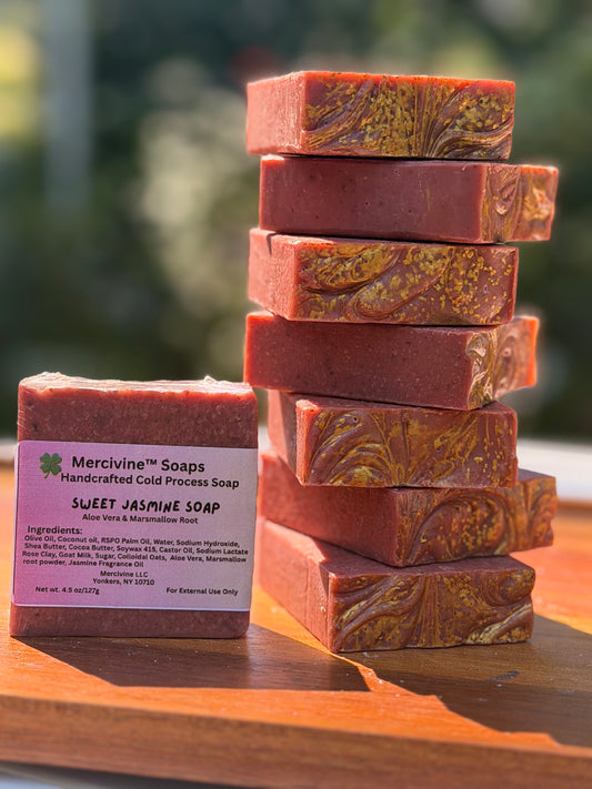 Sweet Jasmine Soap - Aloe Vera & Marshmallow Root
