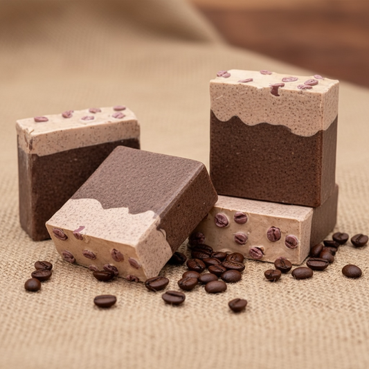 Mercivine Barako - Coffee Scrub Tallow Soap/Generous Size 5 oz Bar