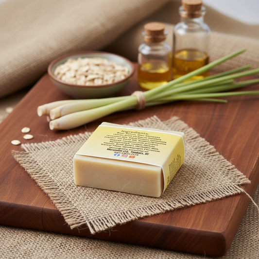 Grass-Fed Tallow Soap with Goat Milk, Oats & Honey