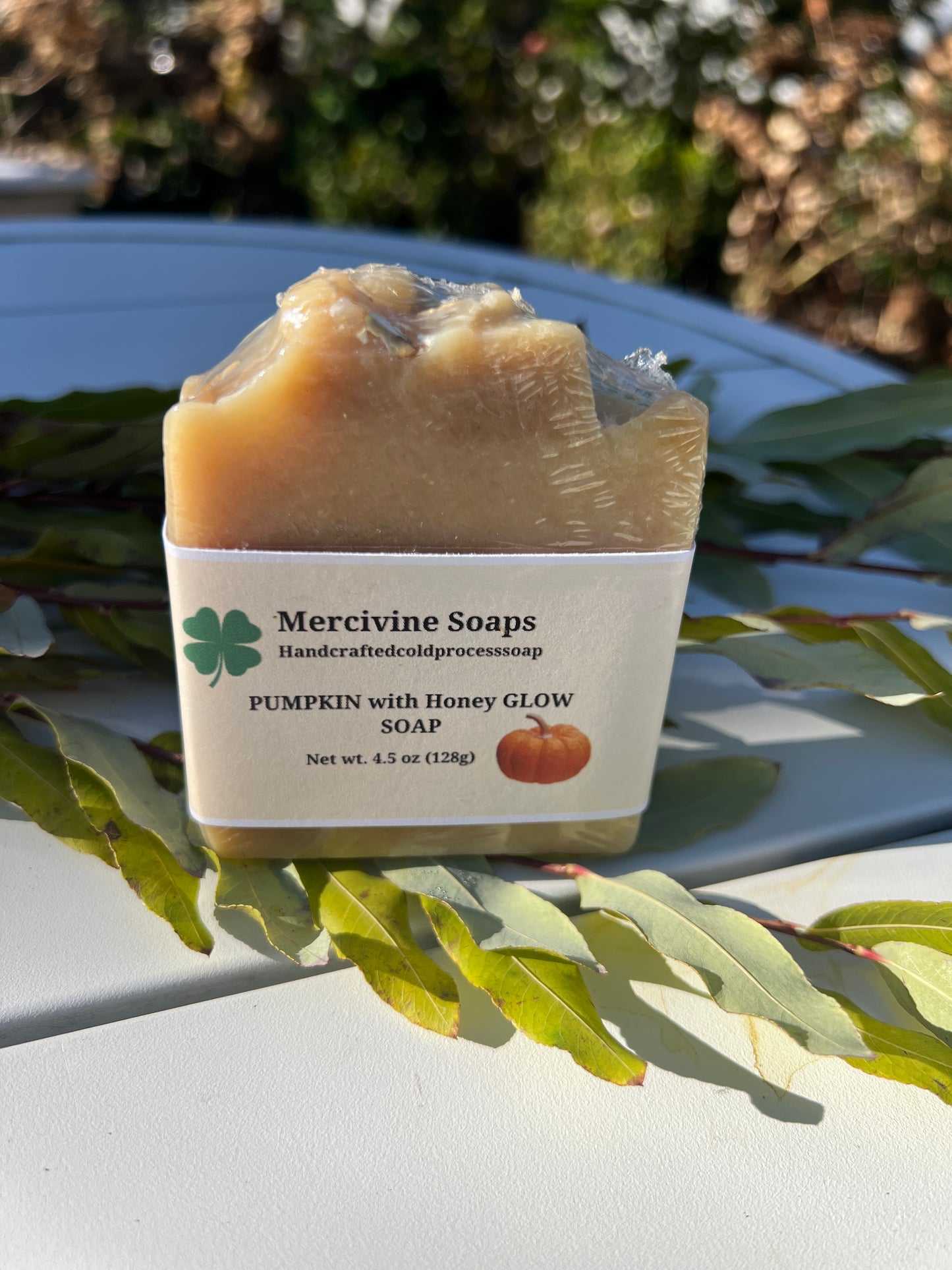 Pumpkin with Honey Glow Soap with Goat Milk