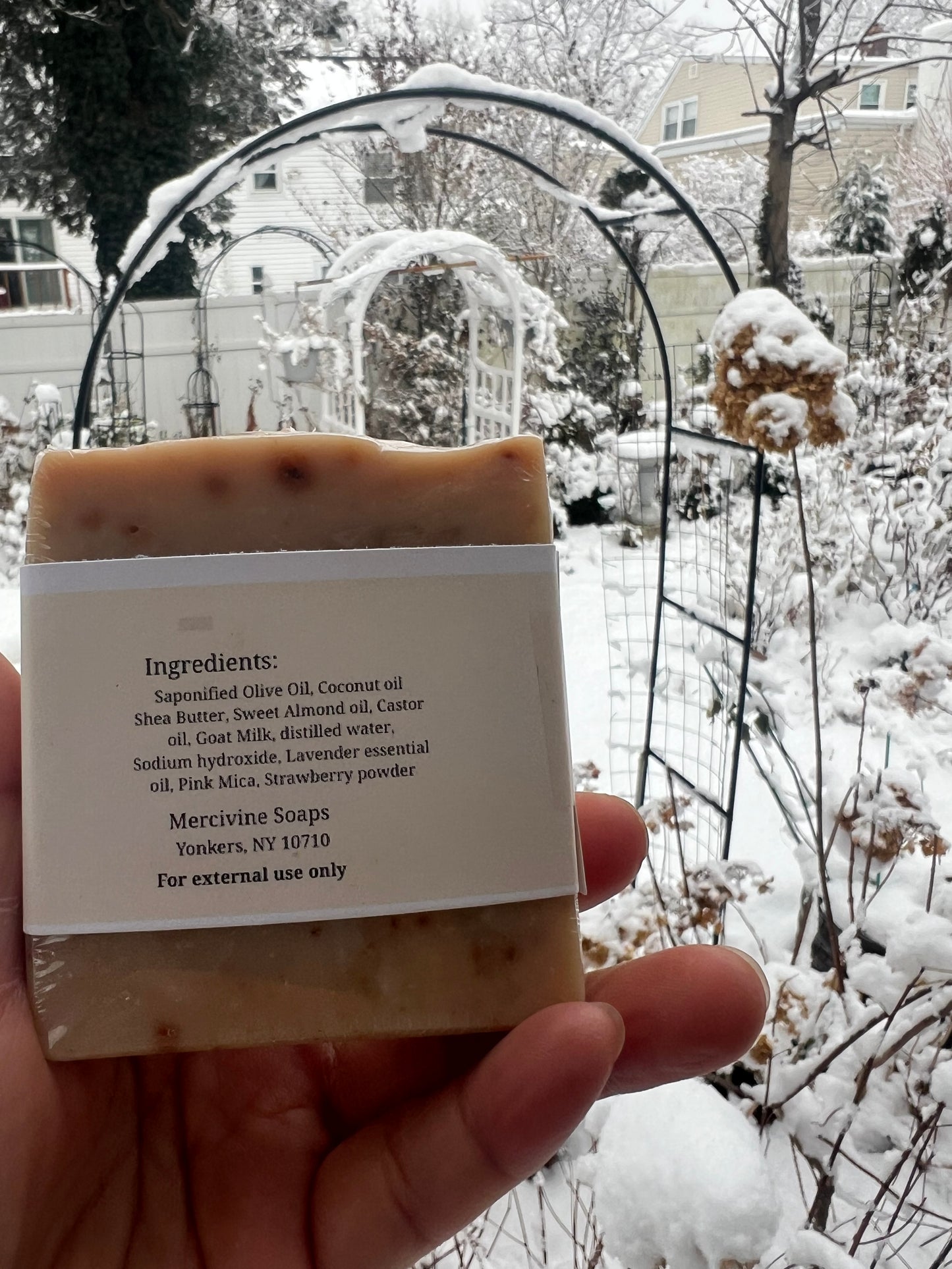 Strawberry Glow Soap with Goat Milk