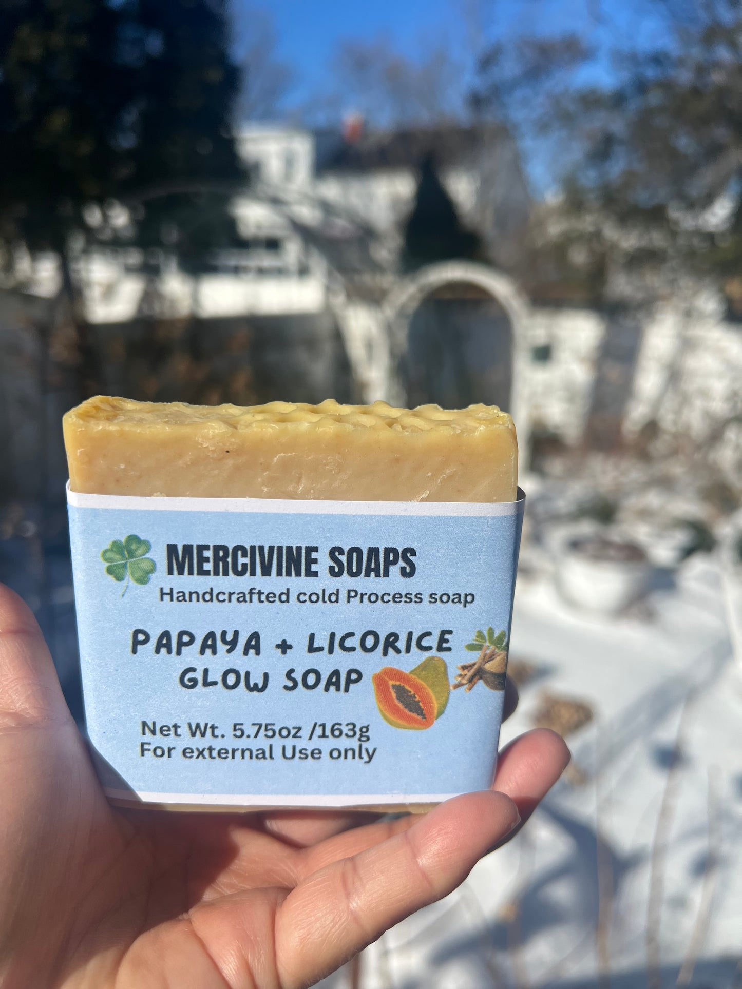 Papaya + Licorice Glow Soap XL size