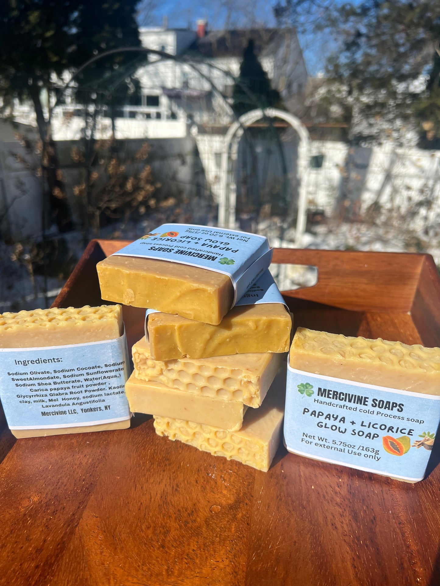 Papaya + Licorice Glow Soap XL size