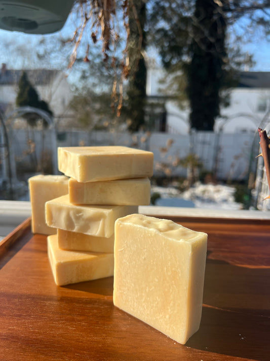 Mercivine Grass - Fed Tallow Soap - Goat Milk, Oats & Honey