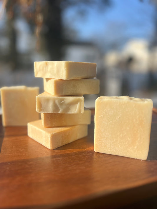 Mercivine Grass - Fed Tallow Soap - Goat Milk, Oats & Honey