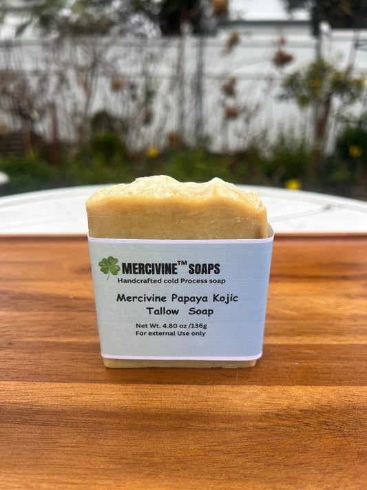 Mercivine Papaya Kojic Tallow Soap