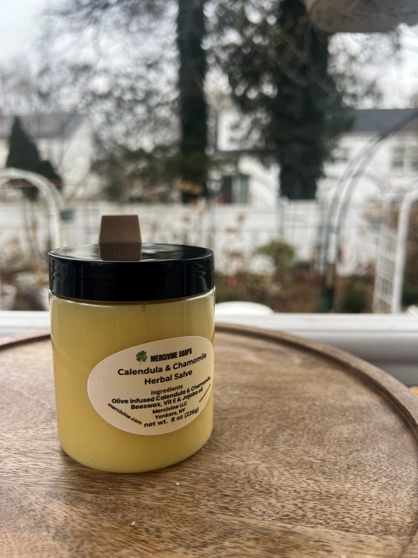 Herbal Care Duo - 8 0z Calendula and Chamomile Salve - 2 Jars for $65