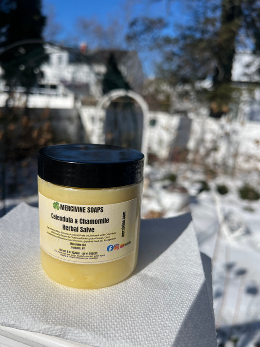 Best Value -8oz CALENDULA + CHAMOMILE SALVE