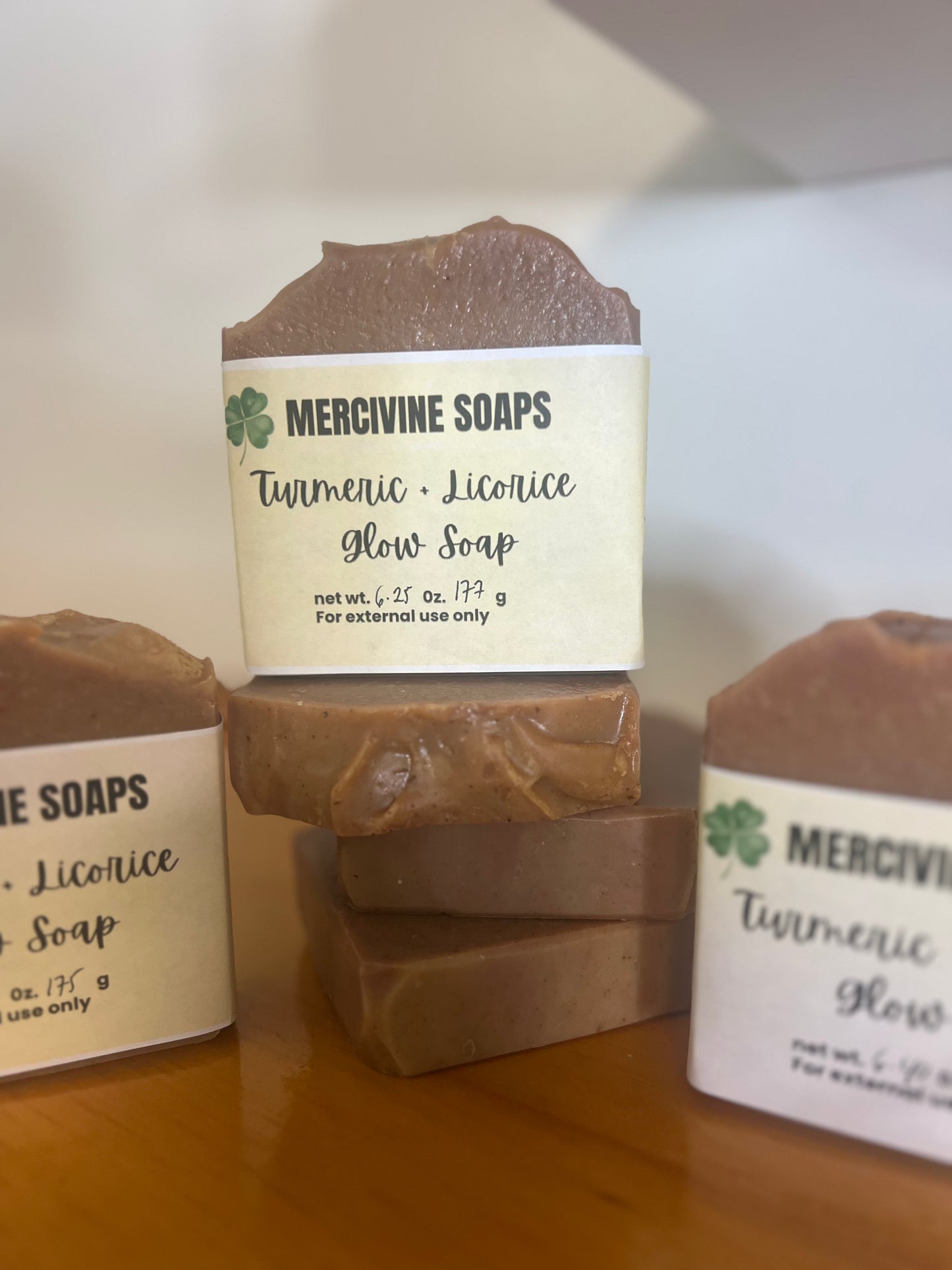 Turmeric + Licorice Herbal Soap - XL Bar (5.80 to 6.25oz)