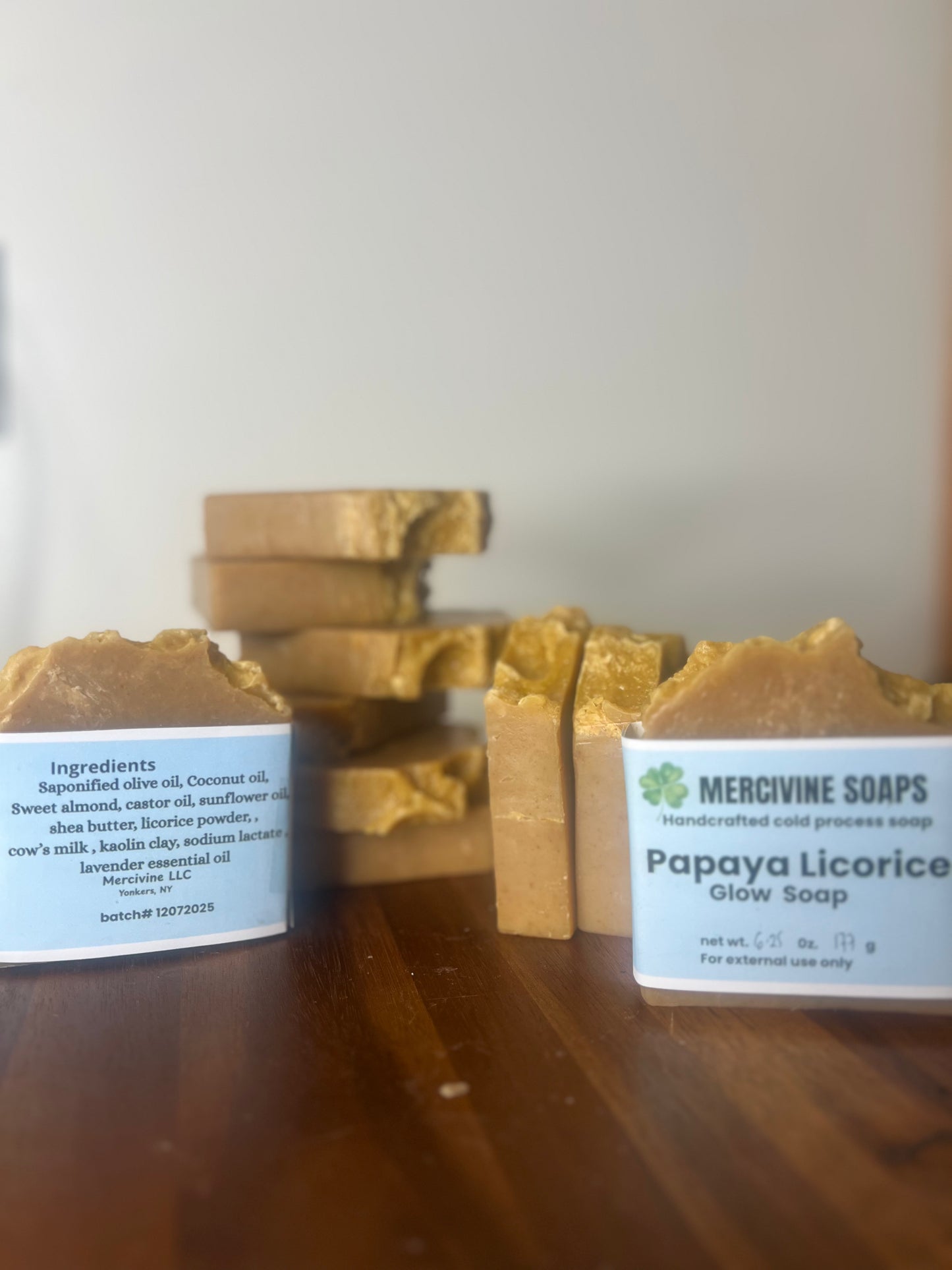 Papaya + Licorice Glow Soap XL size