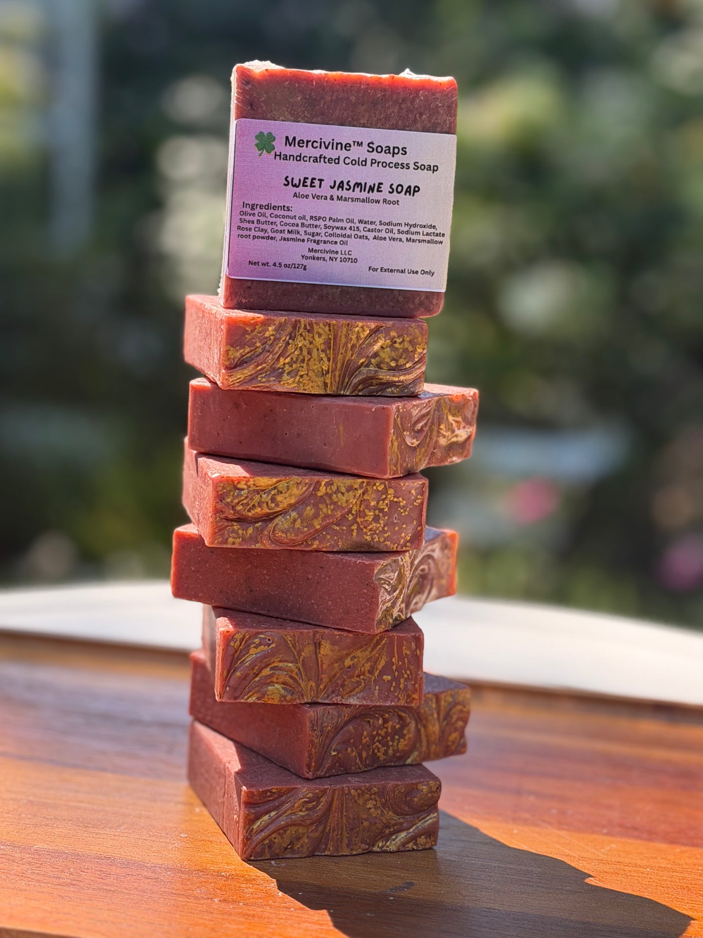 Sweet Jasmine Soap - Aloe Vera & Marshmallow Root