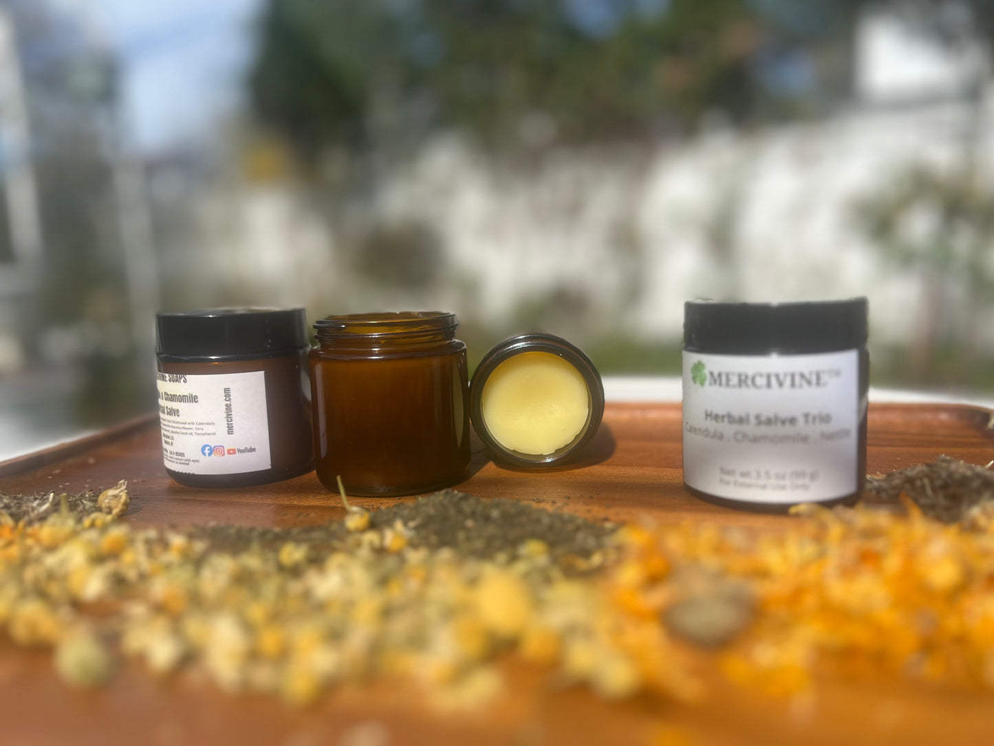 Mercivine Herbal Salve Collection  - 2.0 oz & 3.5 oz
