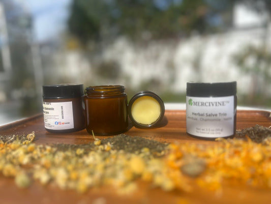 Mercivine Herbal Salve Collection  - 2.0 oz & 3.5 oz