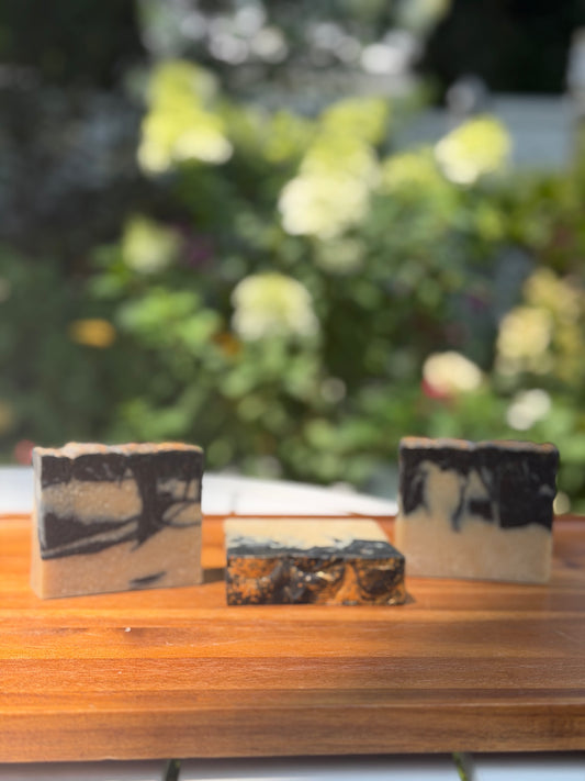 Golden Shadow Artisan Soap - Activated Charcoal & Tallow