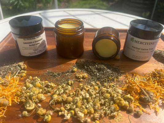 Mercivine Herbal Salve Collection  - 2.0 oz & 3.5 oz