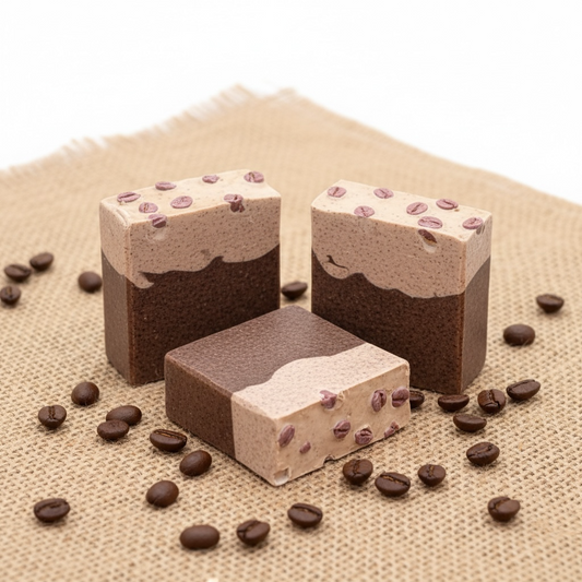Mercivine Barako - Coffee Scrub Tallow Soap/Generous Size 5 oz Bar