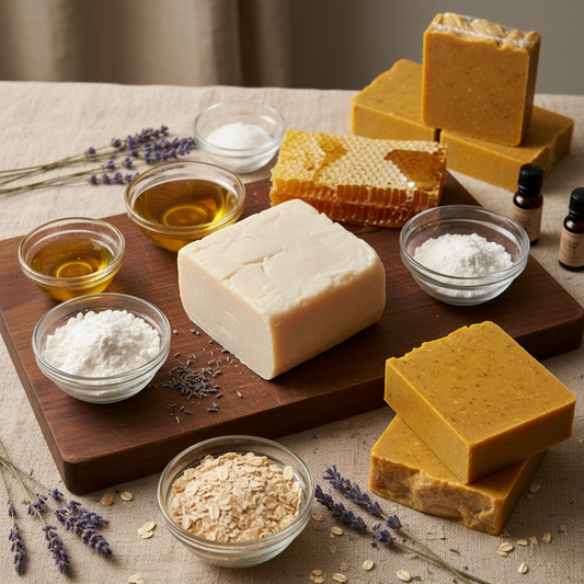 Bundle Sale: 5 Bars for $35 Golden Glow Tallow Soap  Goat Milk  (Tallow Milky Turmeric)