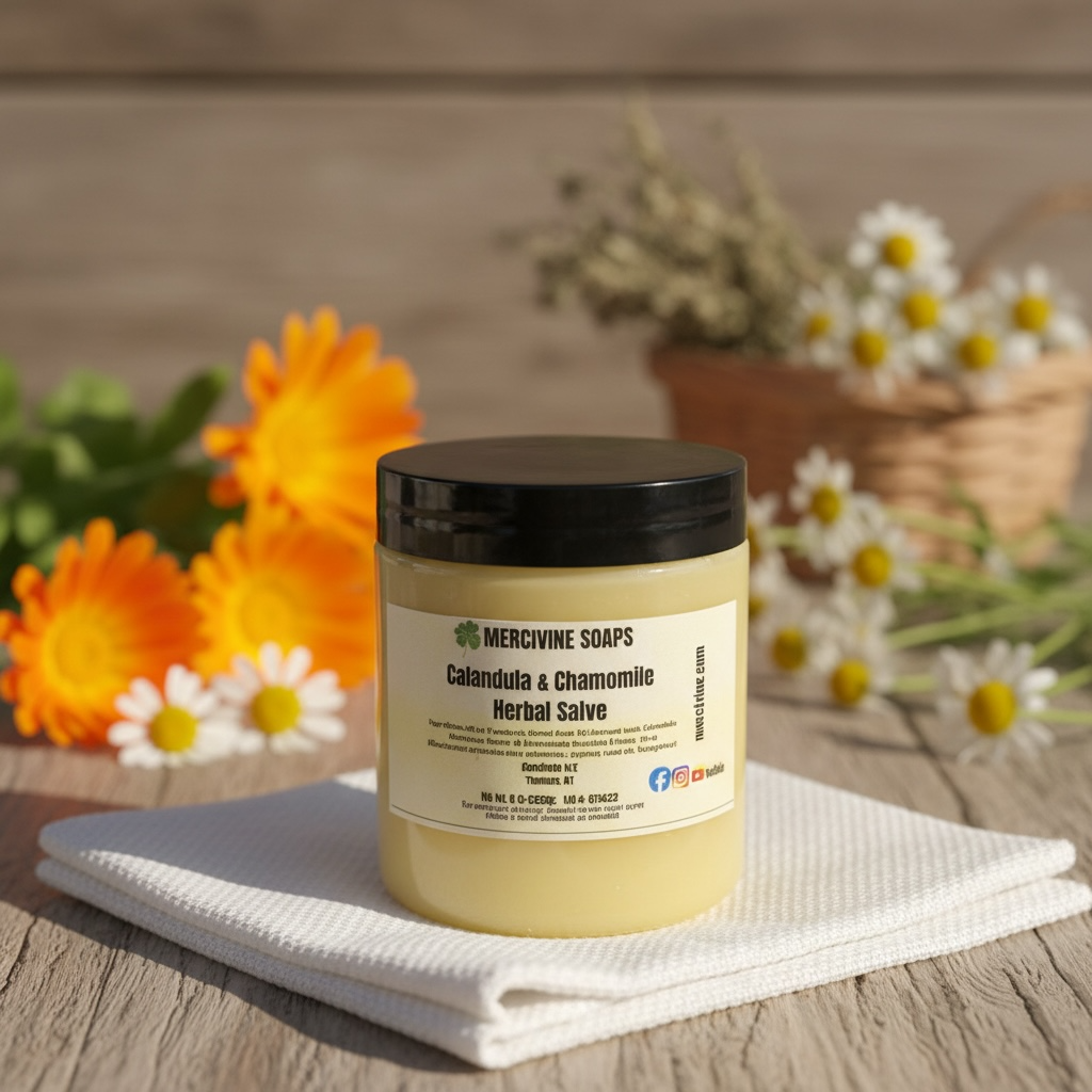Mercivine  Herbal Salve Collection - 8 Oz Salves