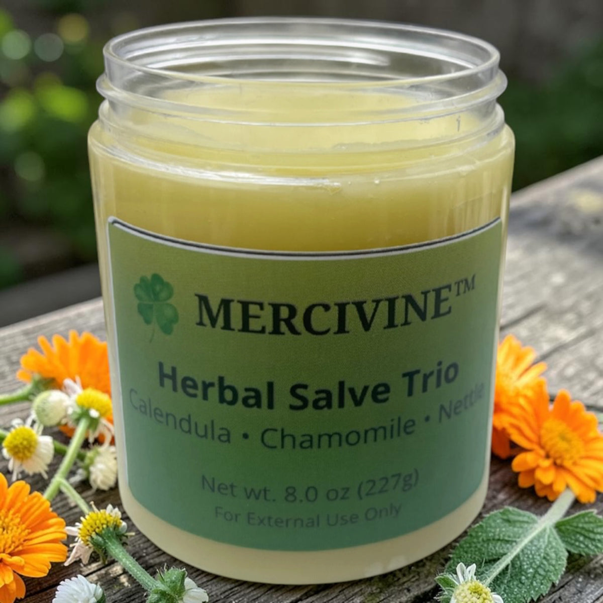 Mercivine  Herbal Salve Collection - 8 Oz Salves