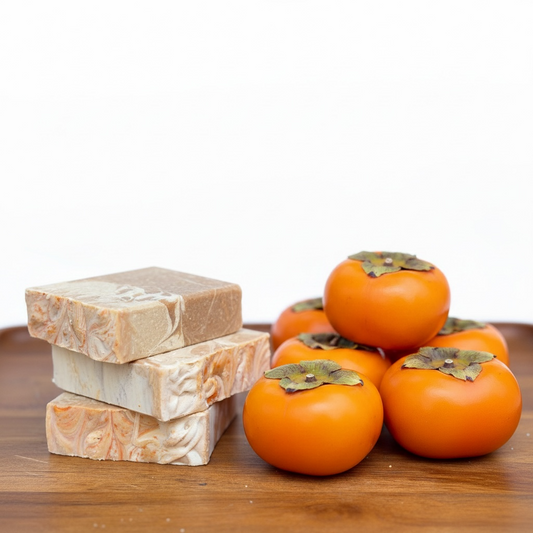 GOLDEN PERSIMMON Botanical Soap/ Persimmon + Goat Milk