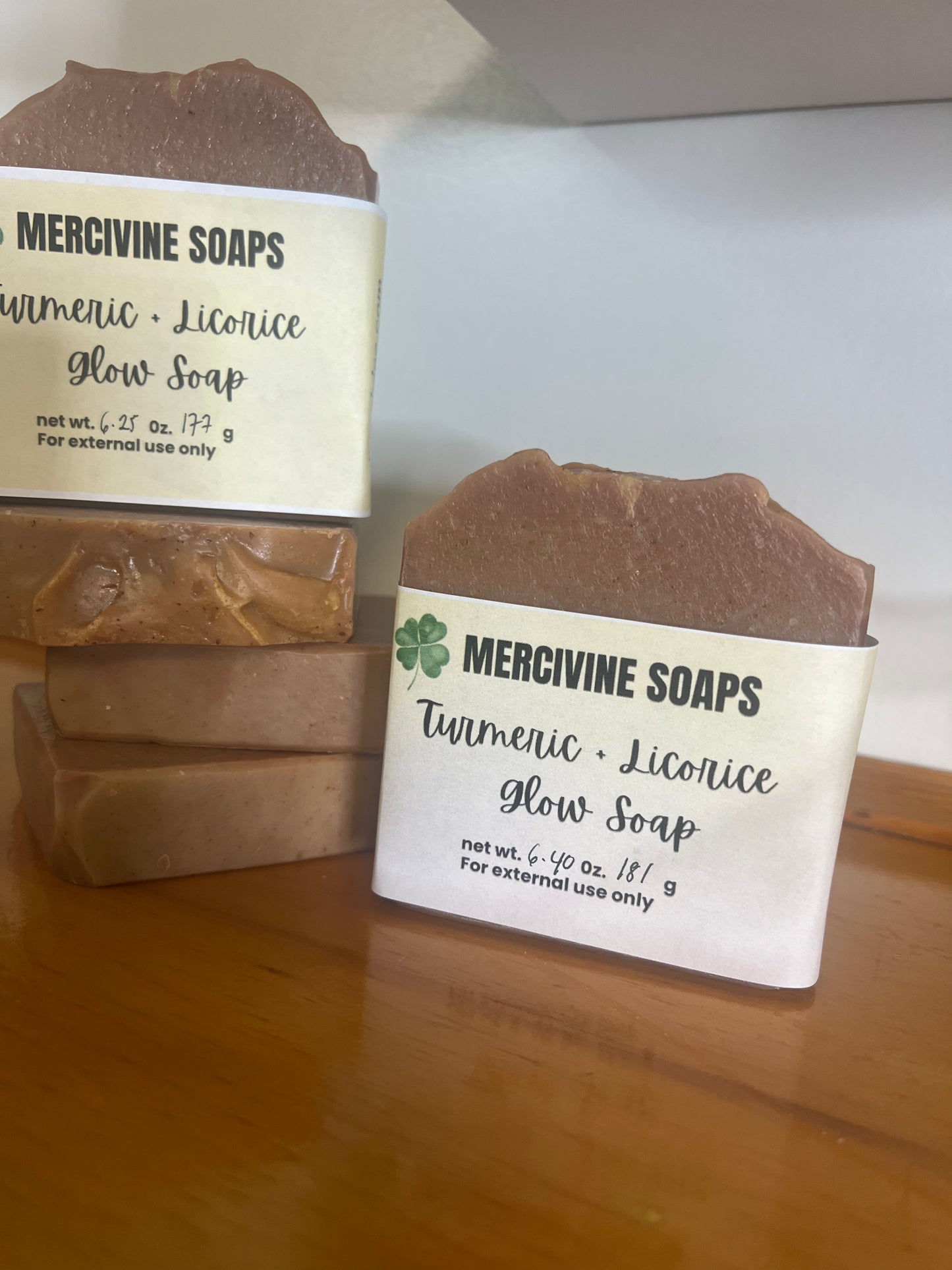 Turmeric + Licorice Herbal Soap - XL Bar (5.80 to 6.25oz)
