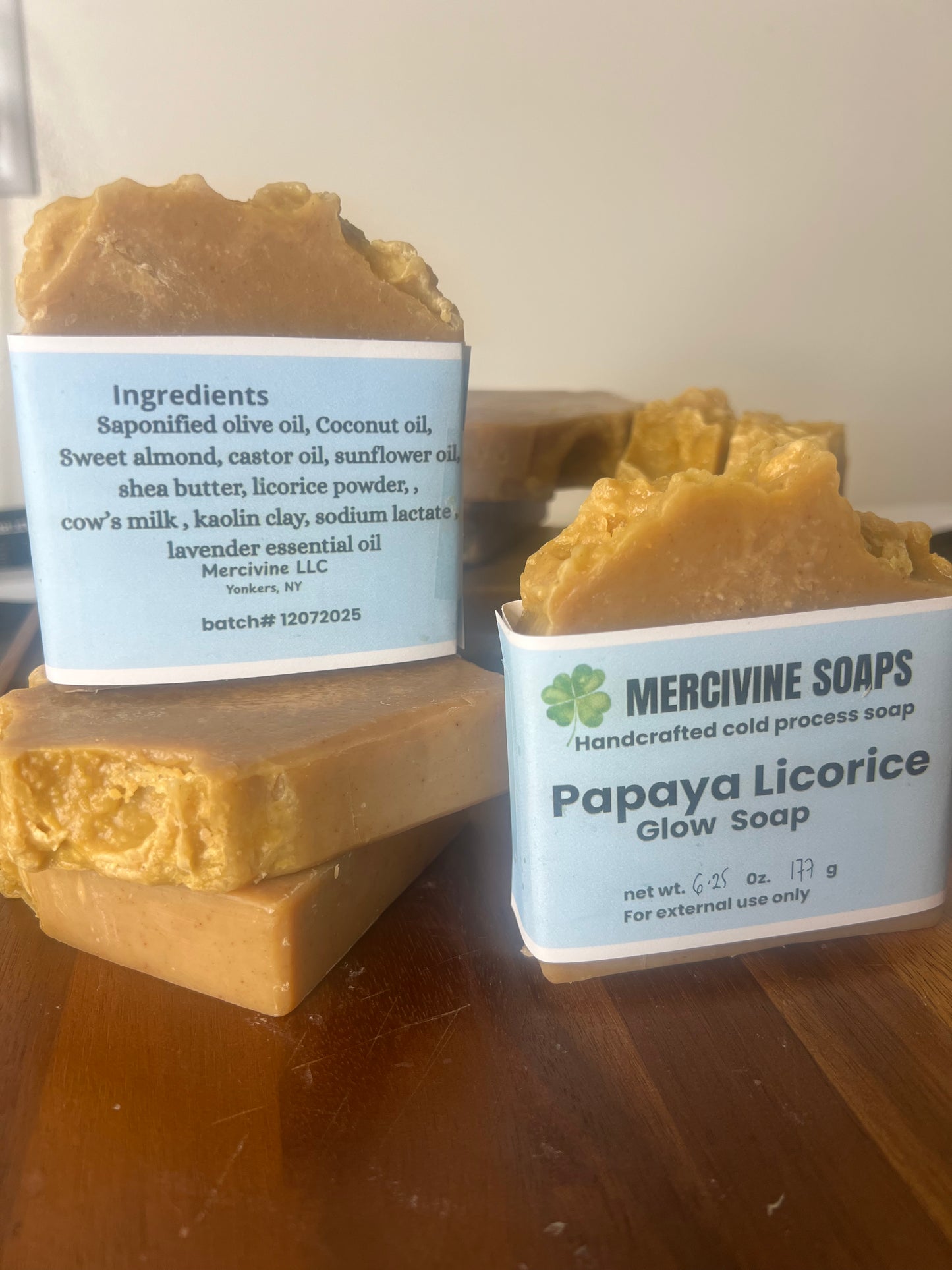 Papaya + Licorice Glow Soap XL size