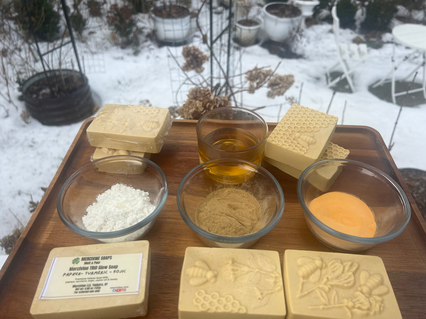 Mercivine Triple Glow Bar  " Papaya - Turmeric - Kojic"