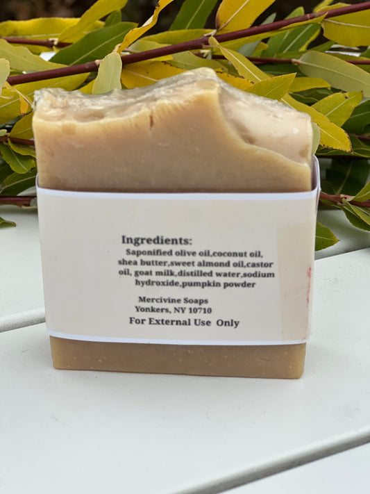 Pumpkin Glow Soap with Goat Milk