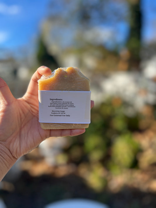 Pumpkin with Honey Glow Soap with Goat Milk