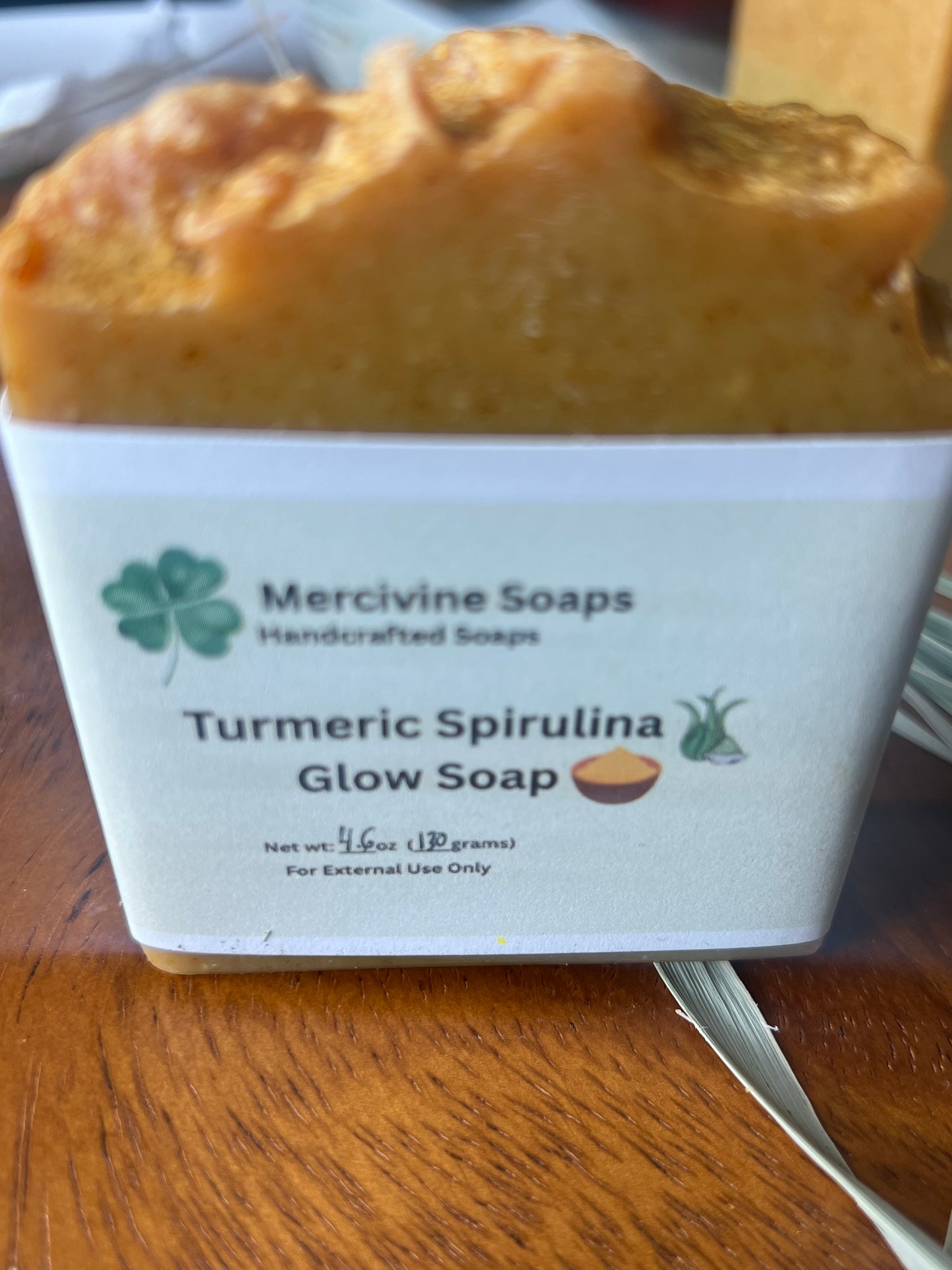 Turmeric Spirulina Glow Soap with Goat Milk