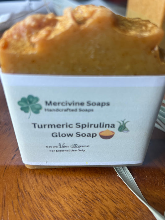 Turmeric Spirulina Glow Soap