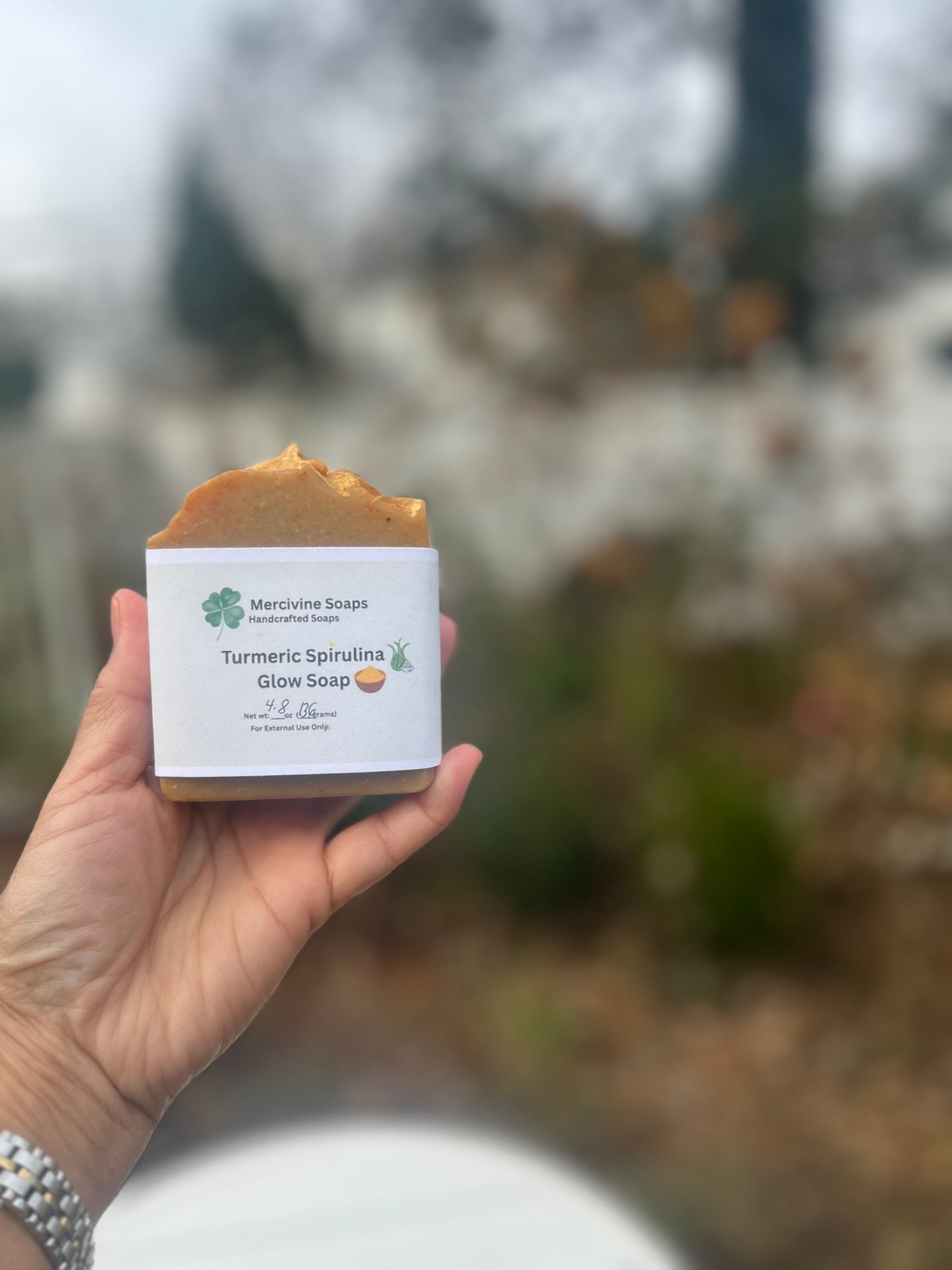 Turmeric Spirulina Glow Soap with Goat Milk