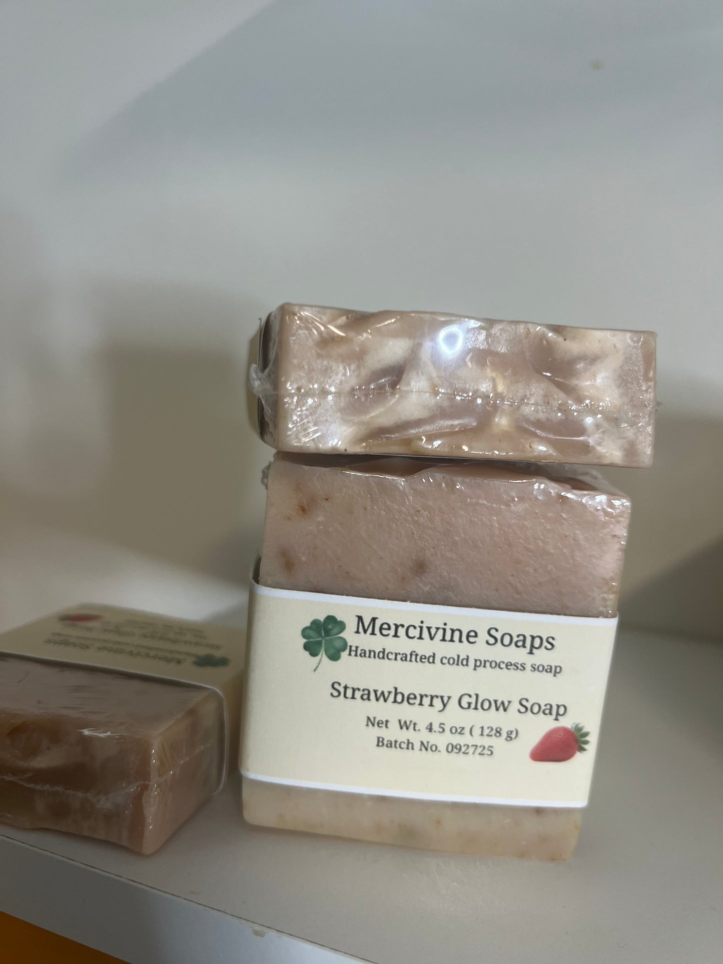 Strawberry Glow Soap with Goat Milk