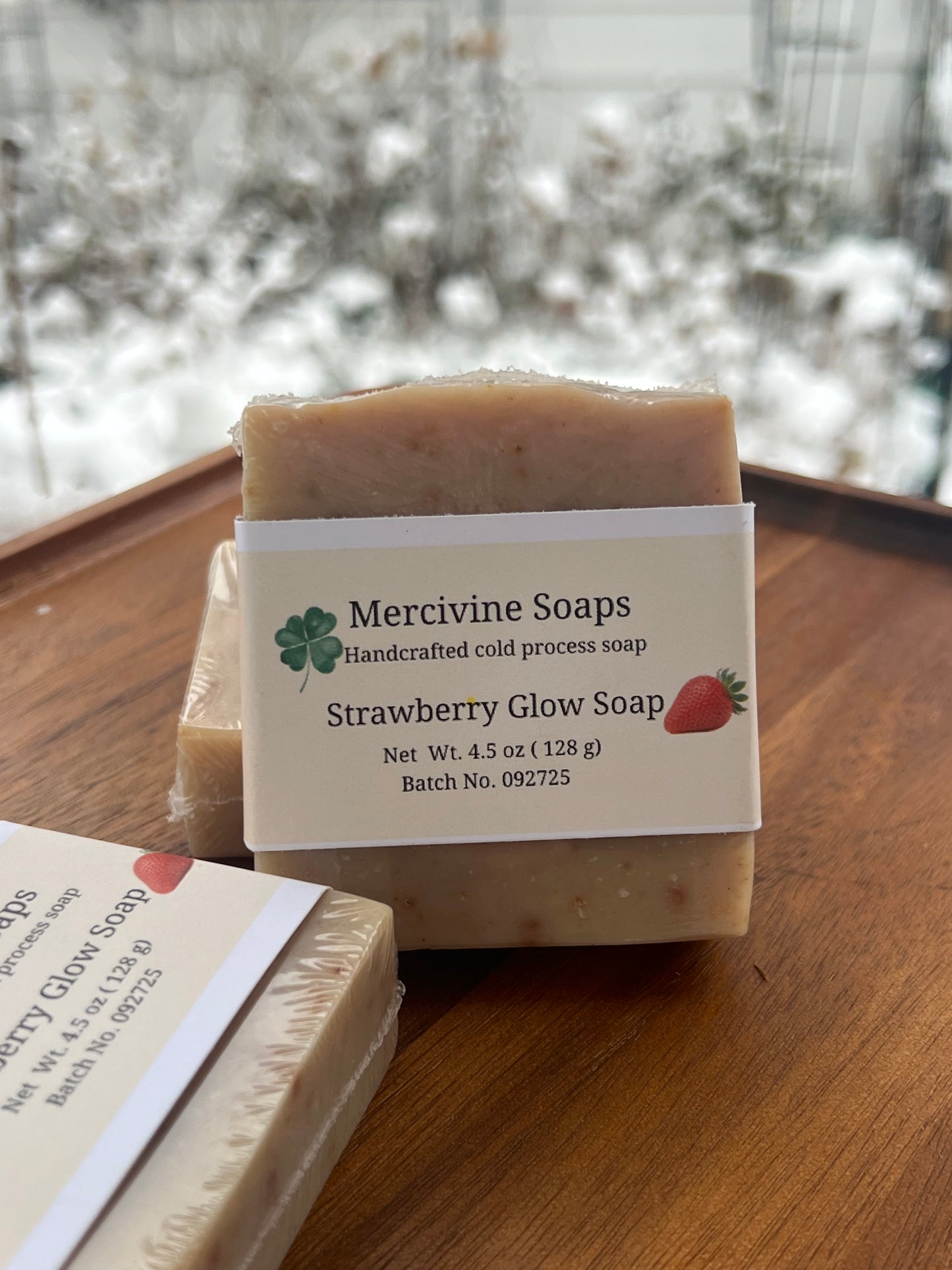 Strawberry Glow Soap with Goat Milk