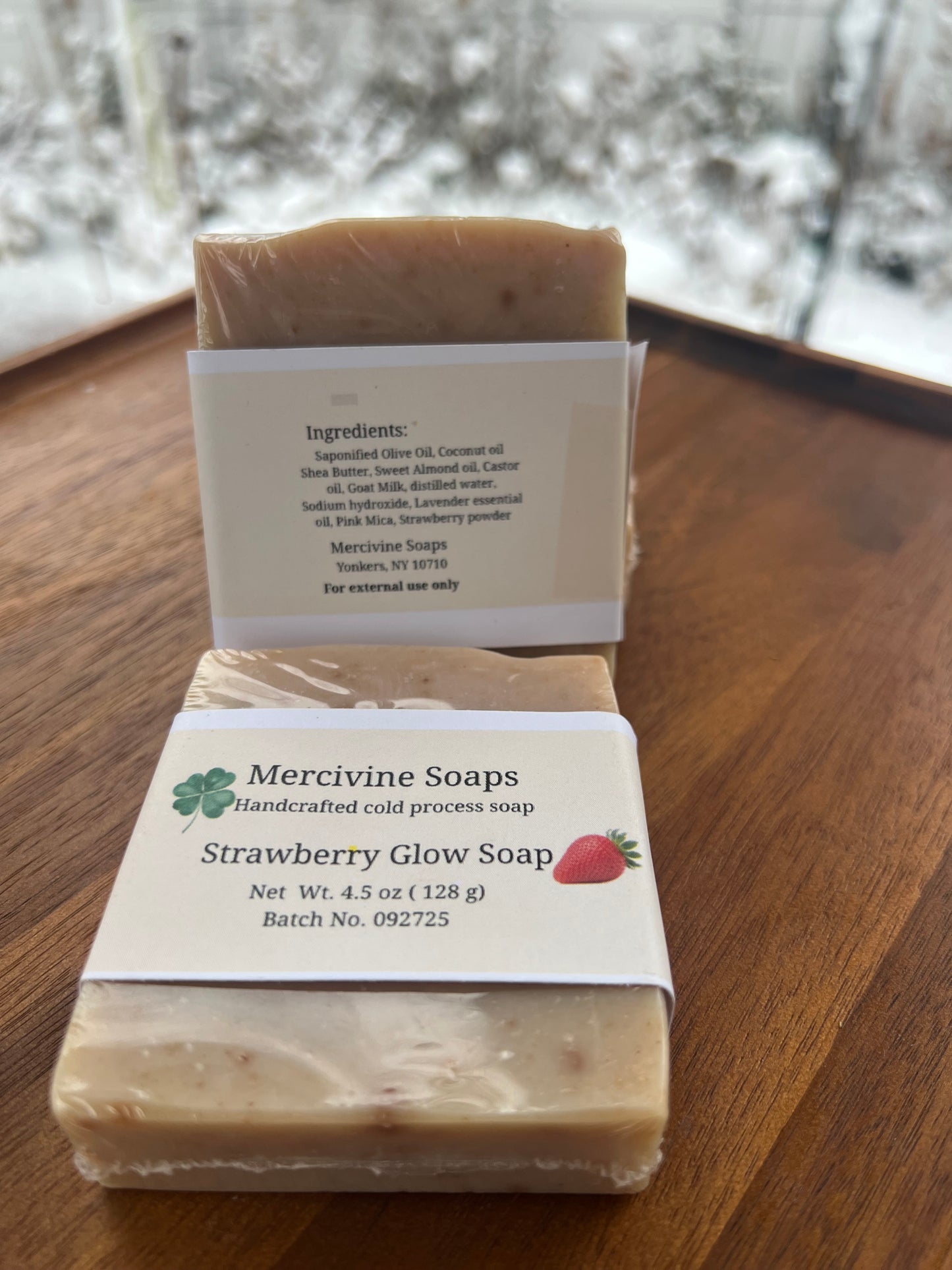 Strawberry Glow Soap with Goat Milk