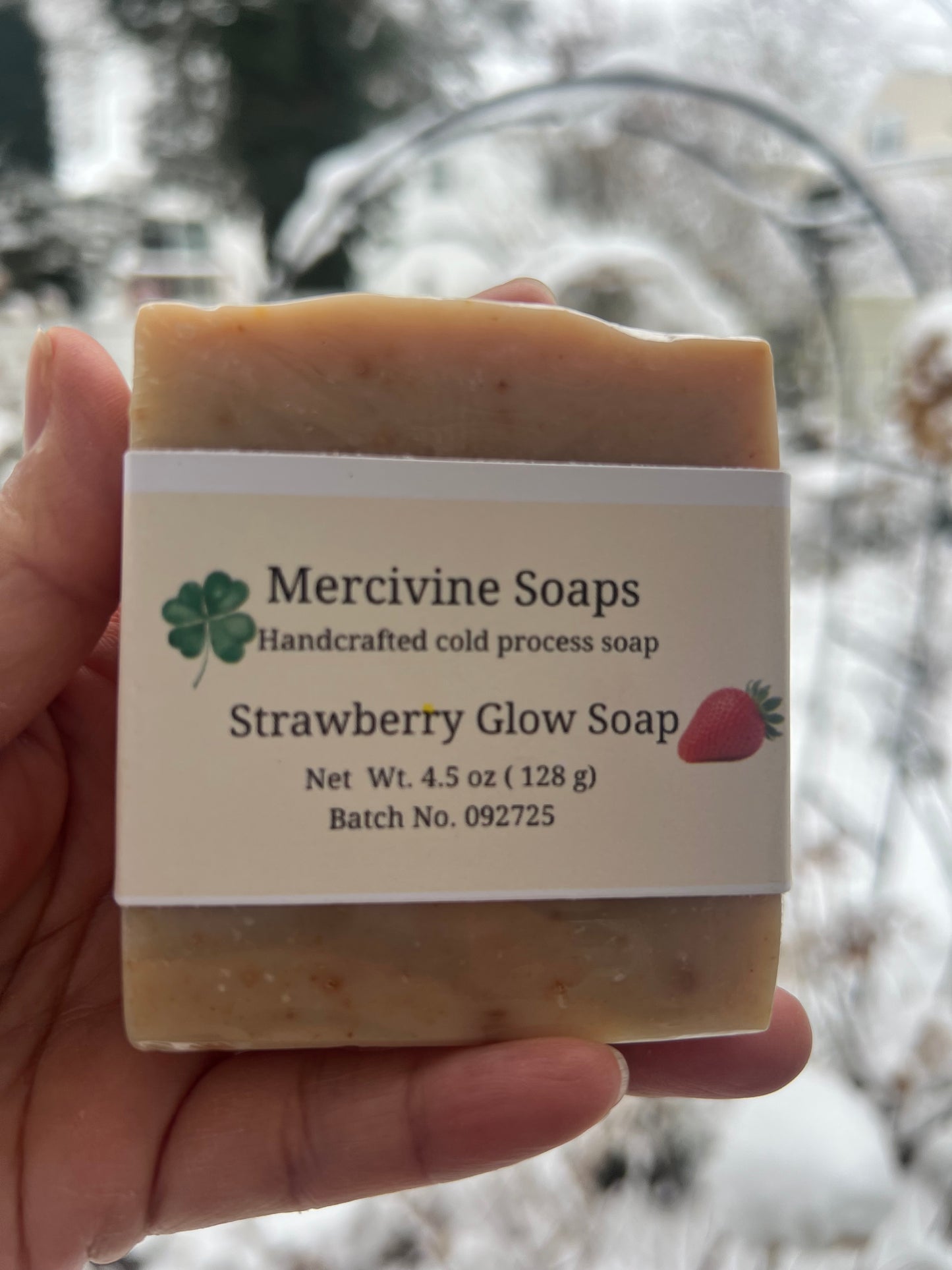Strawberry Glow Soap with Goat Milk