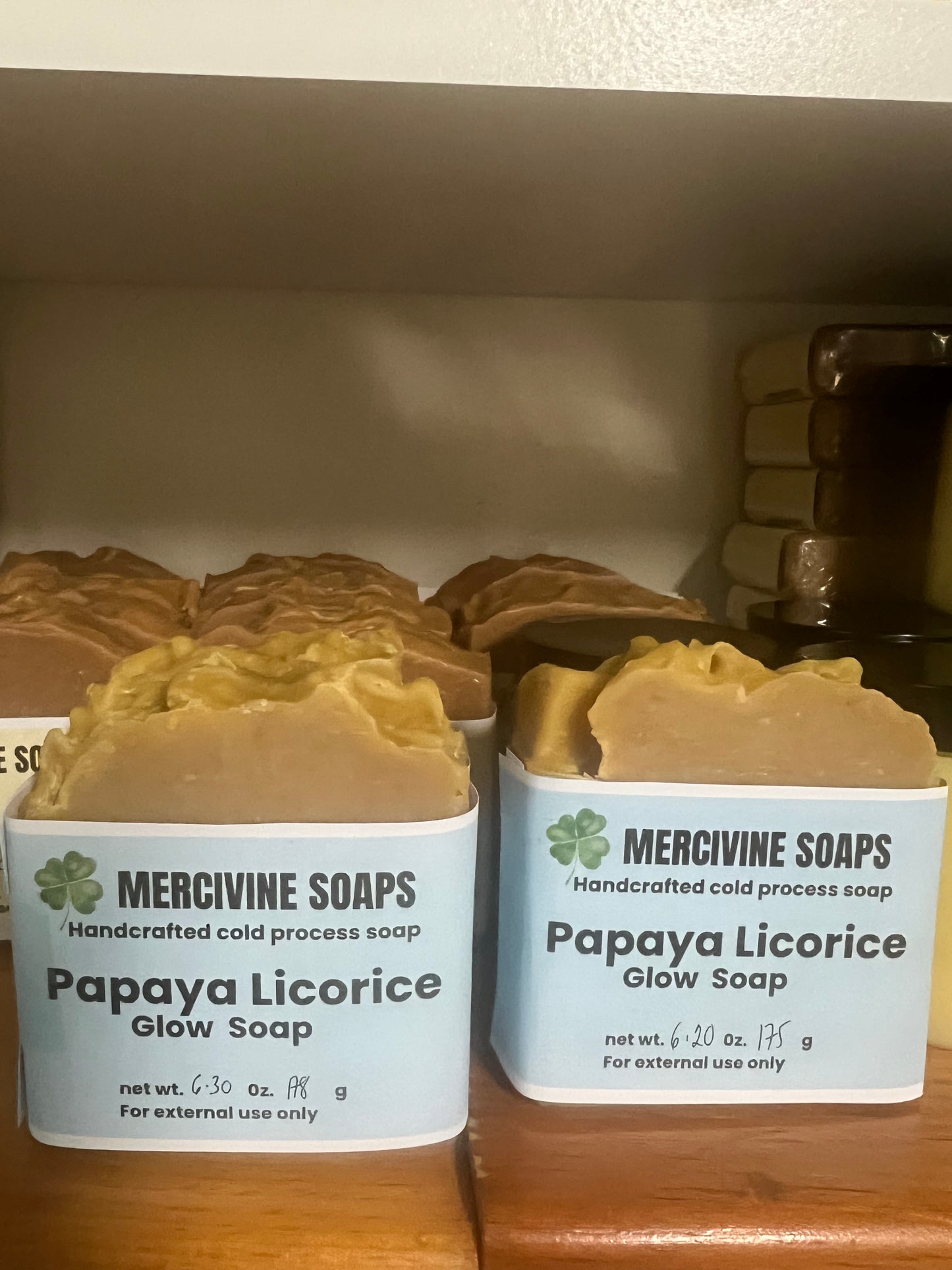Papaya + Licorice Glow Soap XL size