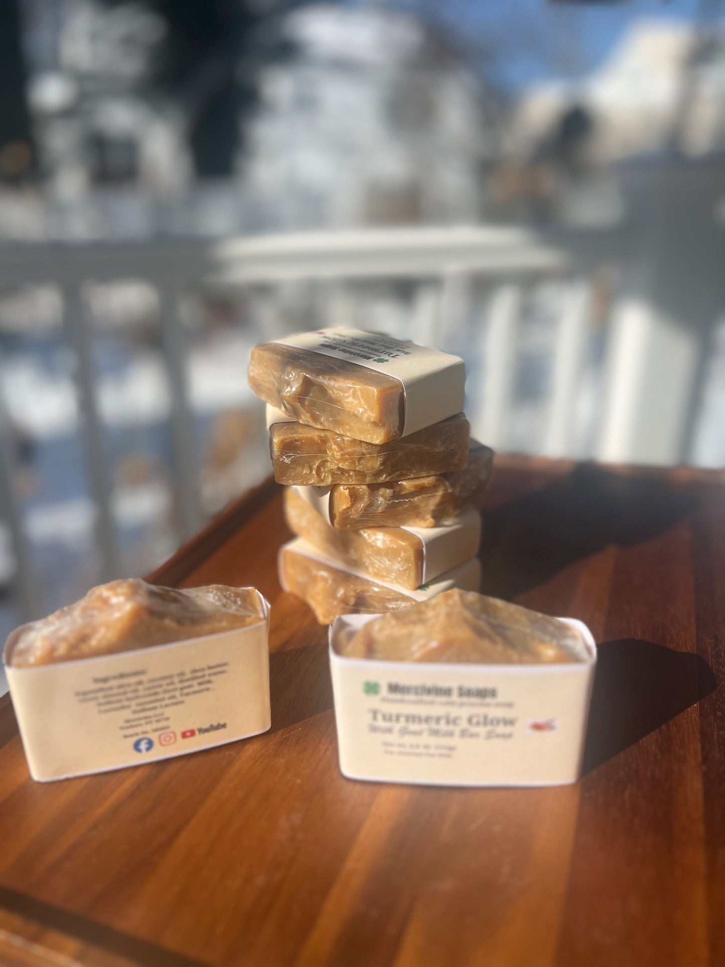 Bundle Sale: 5 for $35-  Turmeric Glow " with Goat Milk Bar Soap
