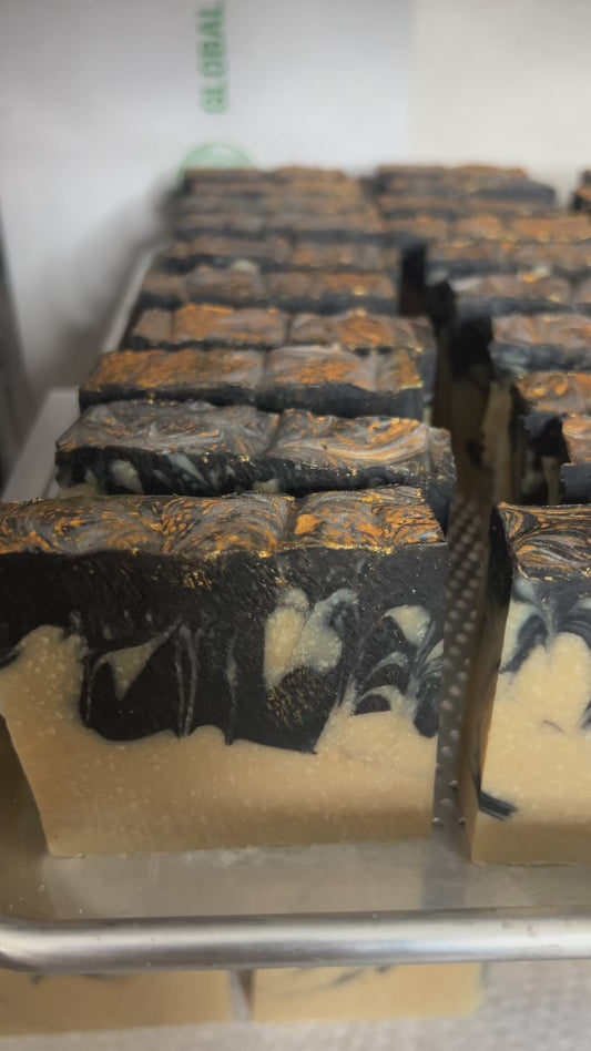 Golden Shadow Artisan Soap - Activated Charcoal & Tallow